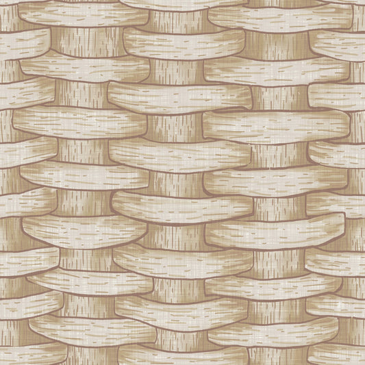 Nantucket Blonde Basket Mahjong Gaming Mat