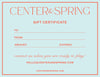 Gift Certificate