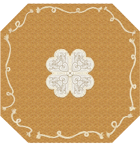 Nantucket Basket Mahjong Gaming Mat — No Cut Out